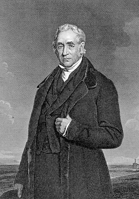 Portrait of George Stephenson